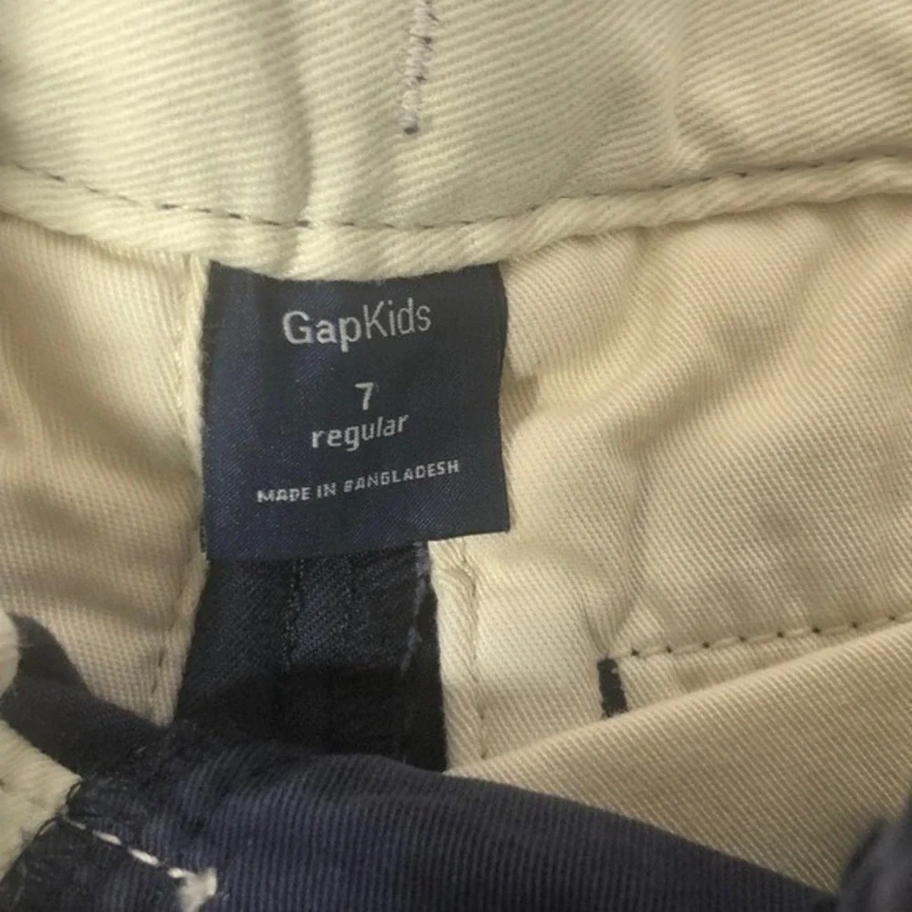 GAP Kids Navy‎ Khaki Pants Size 7 Regular